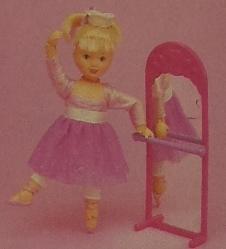 Galoob - Bouncin' Kids - Ballerina Kid and her Mirror - Doll
